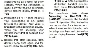 FIG 55 PTT call to a single device
