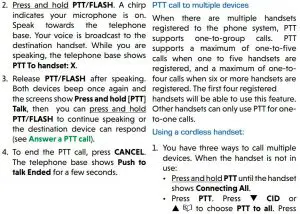 FIG 56 PTT call to multiple devices