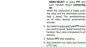 FIG 57 PTT call to multiple devices