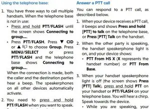 FIG 58 Answer a PTT call