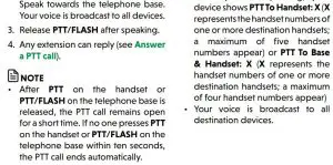 FIG 59 Answer a PTT call