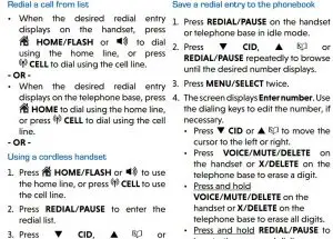 FIG 74 Redial a call from list