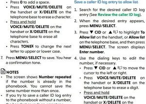 FIG 82 Review the caller ID log