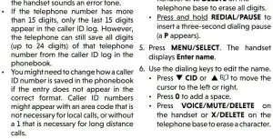 FIG 83 Save a caller ID log entry to allow list