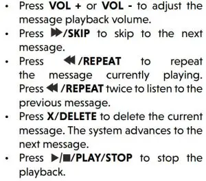 FIG 97 Options during playback