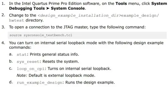 FIG 15 Testing the Hardware Design Example