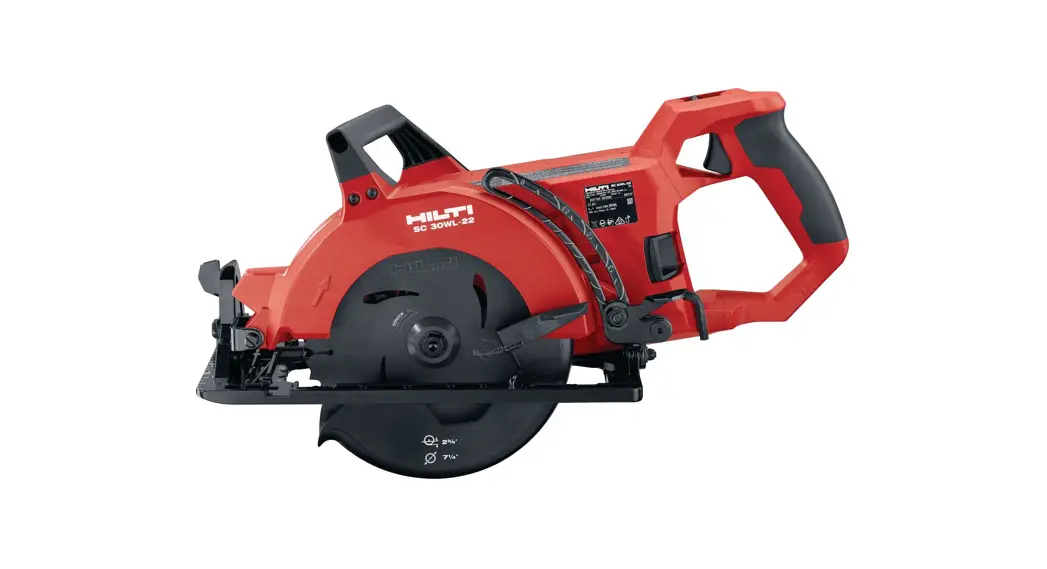 Hilti Sc 30wl-22 Cordless Worm Drive-style Saw Circular Instruction Manual