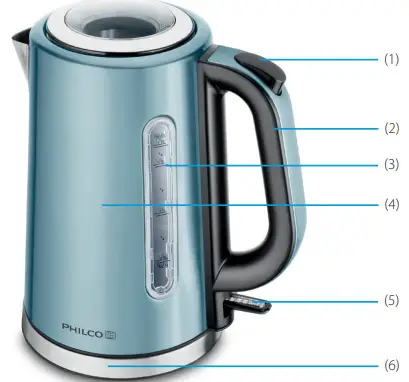 PHILCO PHWK 1730 Electric Water Kettle-FIG2