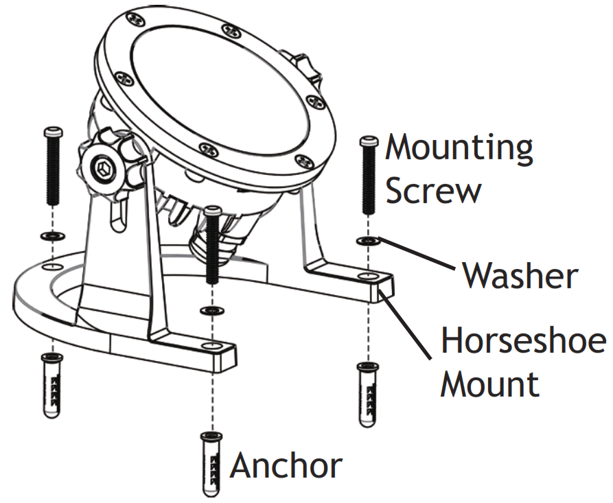 VUL 6803 25 BBZ Low Voltage Landscape Lighting - Mounting