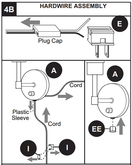 allen roth WS63 1MBK 1 Light Matte Black Transitional Wall Sconce-fig11