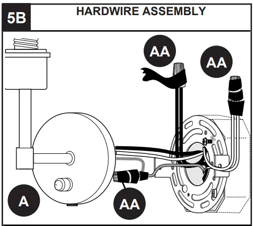 allen roth WS63 1MBK 1 Light Matte Black Transitional Wall Sconce-fig8