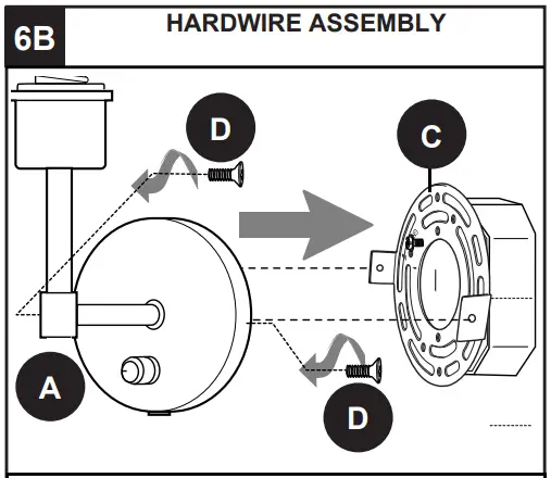 allen roth WS63 1MBK 1 Light Matte Black Transitional Wall Sconce-fig9