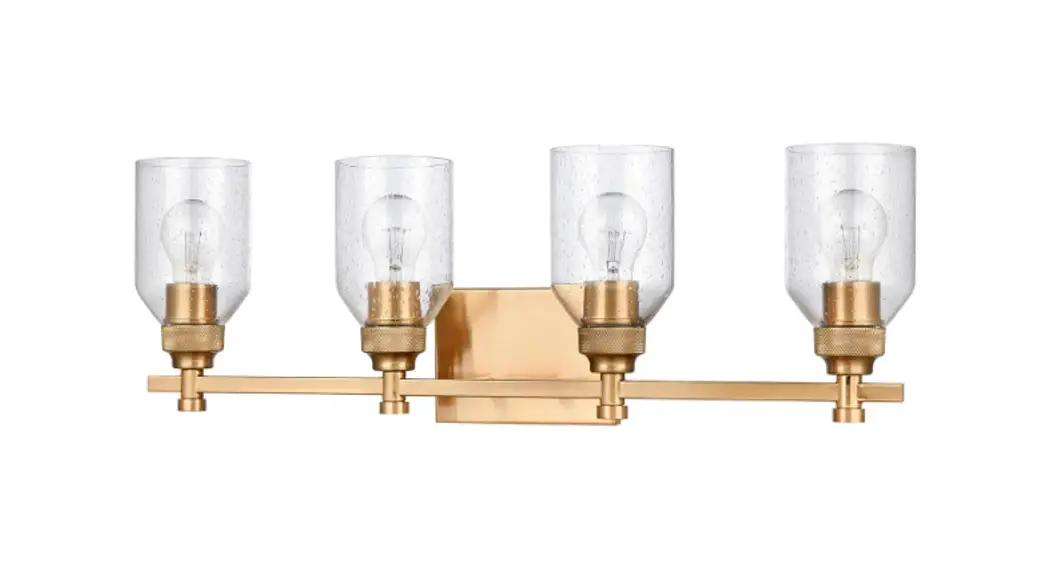 Park Harbor 479841 Stolo Brushed Gold 4 Light Vanity Light Instructions