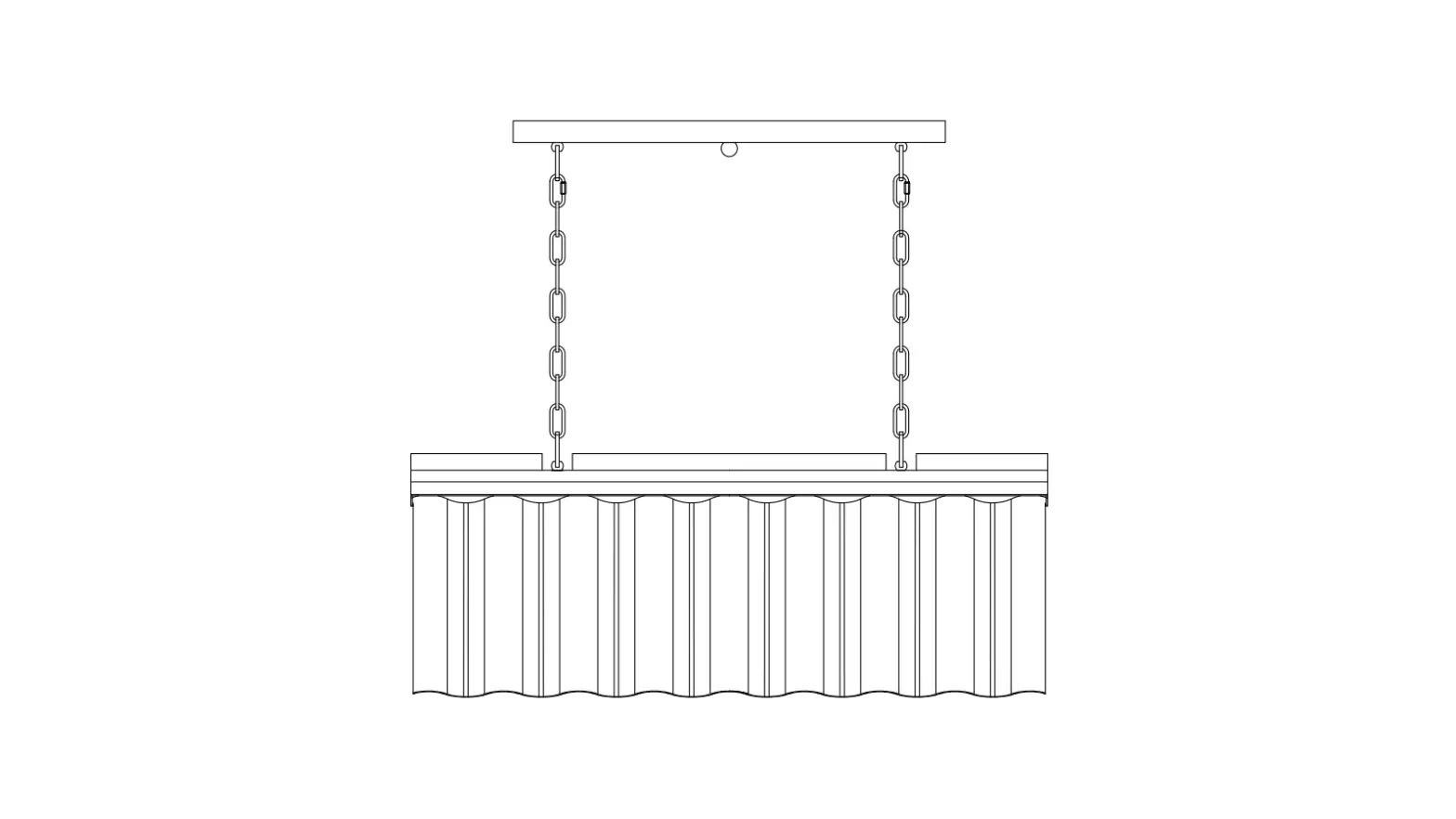 Progress Lighting P550119 3-light Outdoor Linear Chandelier Installation Guide