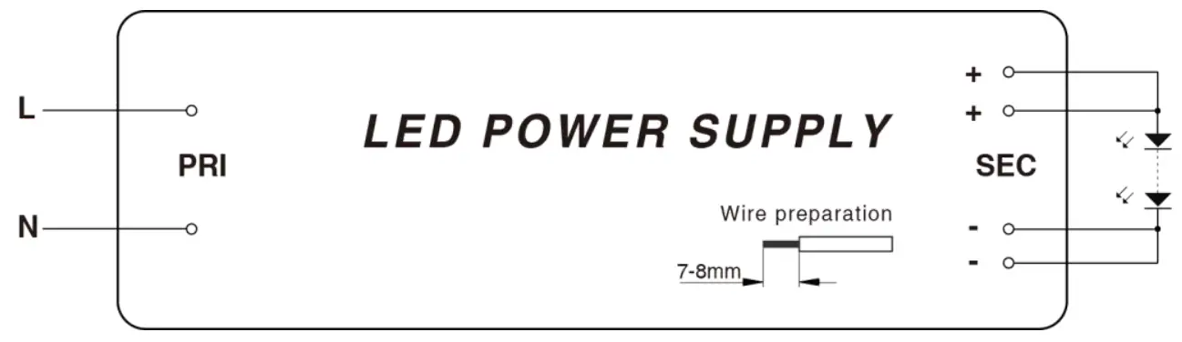 VADSBO V 36D1101 150Y LED Power Supply