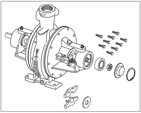 PENTAIR 116A 120B Single Stage and Two Stage Pumps-FIG4