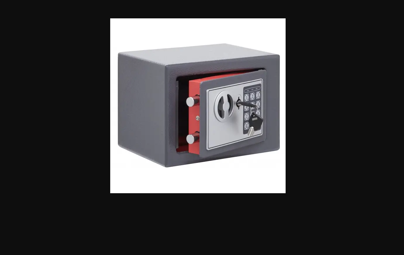 Arregui Cover Electronic Safe With Key Instruction Manual