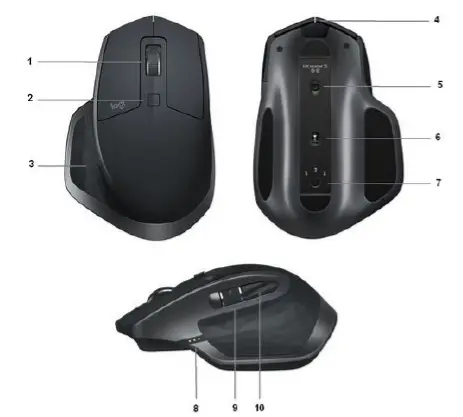 Logitech 2S MX Master Wireless Mouse fig-2