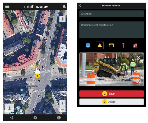 Tag Function (Mark Places)
