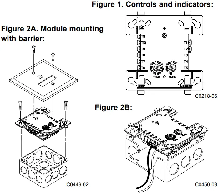 Mircom MIX M502MAPA Intelligent Monitor Module - Figure 1