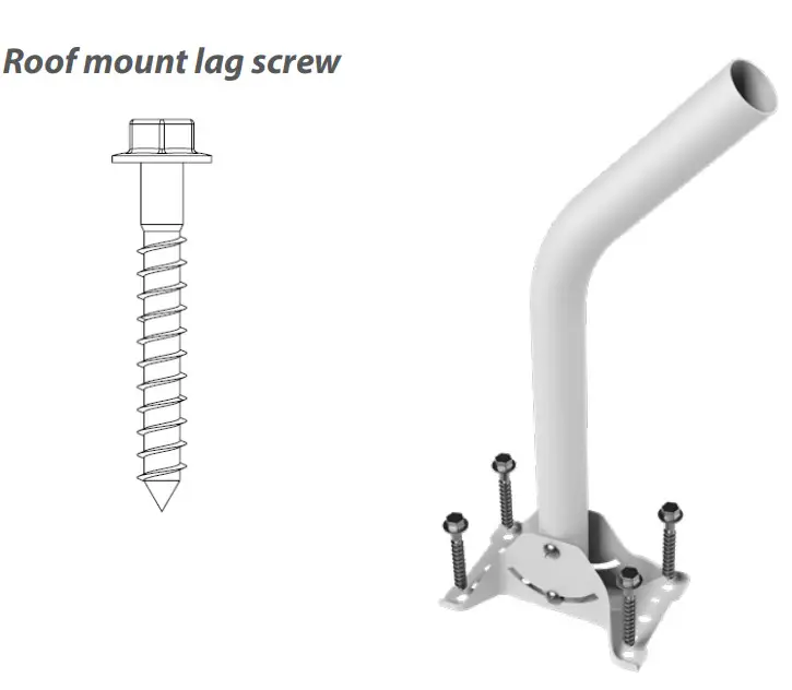 inseego 5G Outdoor CPE FW2000e - corners of the base