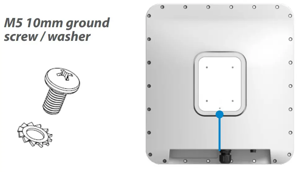 inseego 5G Outdoor CPE FW2000e - ground screw