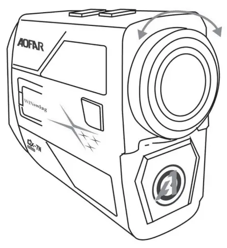 AOFAR GX-7N Golf Rangefinder Slope