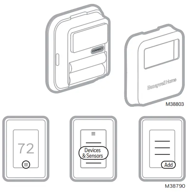 Honeywell T10 Smart Thermostat with RedLINK 3.0 - Sensor