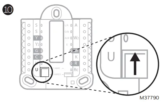 Honeywell T10 Smart Thermostat with RedLINK 3.0 - Slider Tab