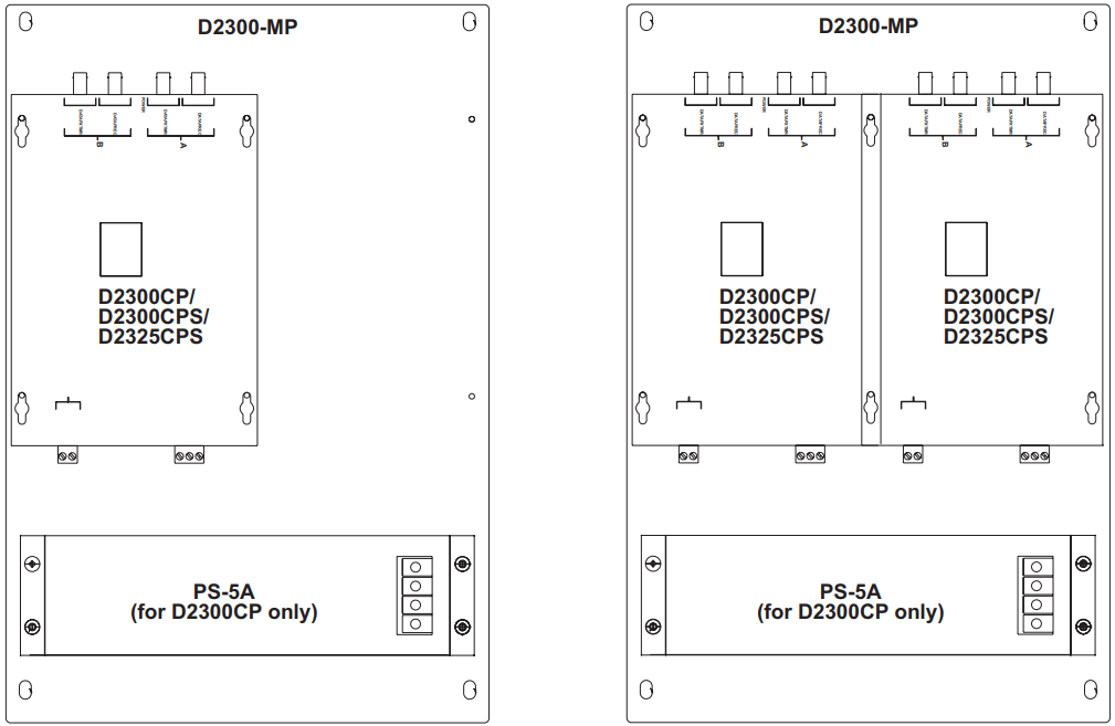 SIEMENS D2300 MP Fiber Optic Interface Mounting Plate