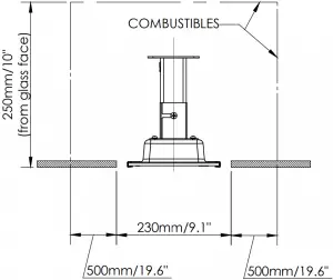 CLEARANCE TO COMBUSTIBLES OPTION 1-A