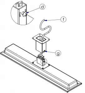 Cable exit into wall cavity