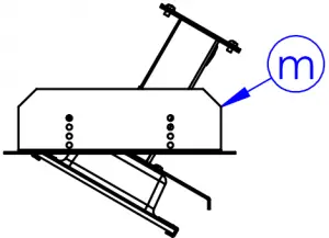 Raise one long side of heater up into ceiling frame cavity