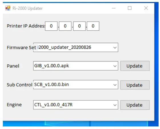 RICOH Ri 2000 Commercial Garment Printer User Guide - Click the GIB F