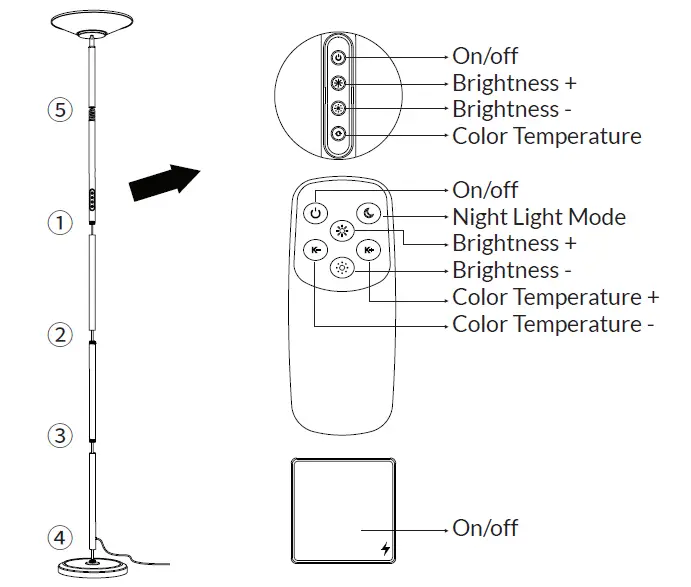 LEPOWER-Torchiere-Floor-Lamp-FIG- (2)