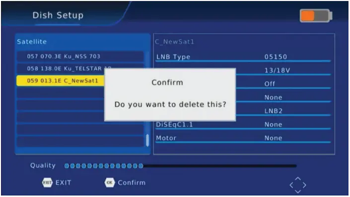 Matchmaster 12MM DSTM2 Combination Signal Meter - Dish Setting 4