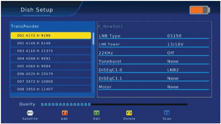 Matchmaster 12MM DSTM2 Combination Signal Meter - Dish Setting 6