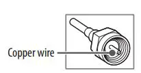 LG OLED65B3PSA Series OLED Smart TV Owner's Manual - Copper wire