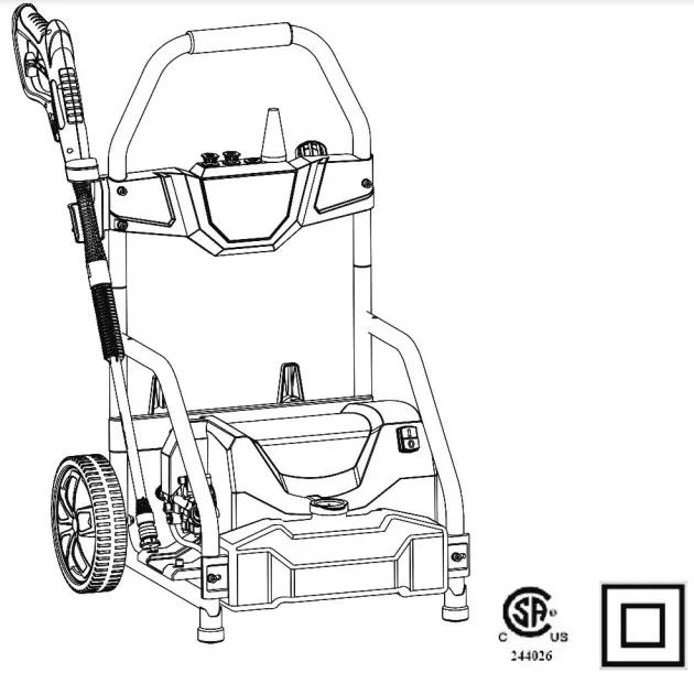 EARTHWISE PW18004 Electric Pressure Washer-
