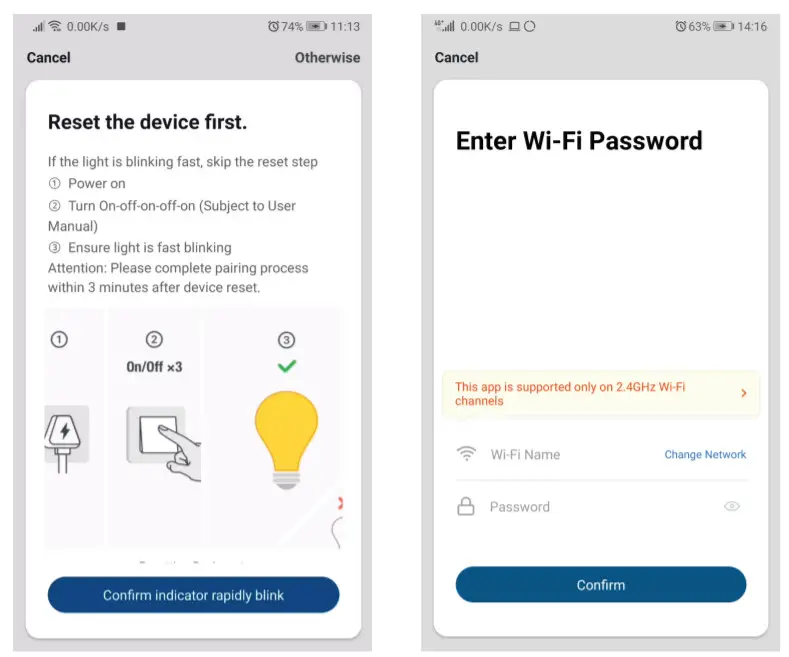 TELLUR WiFi Filament Smart Bulb TLL331181- reset
