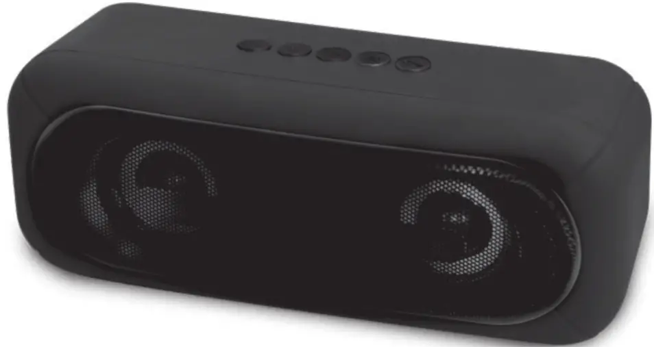 anko KMT081 Bluetooth Portable Light Up Party Speaker