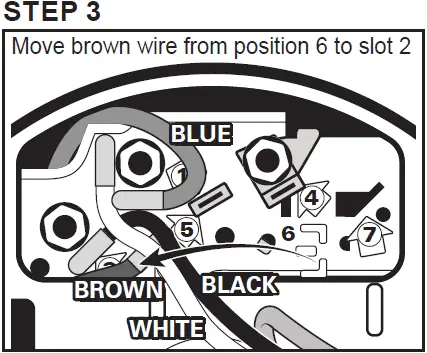 STAR WATER SYSTEM 148014 1 HP Thermoplastic Pool Pump CHANGING THE VOLTAGE-2