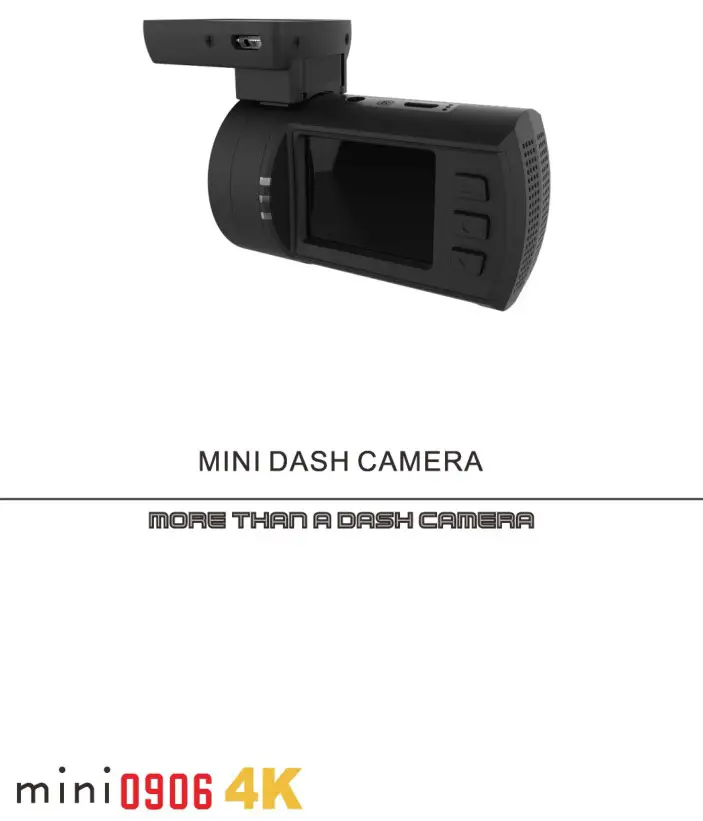 mini0906 906P Dash Camera - MINI DASH CAMERA