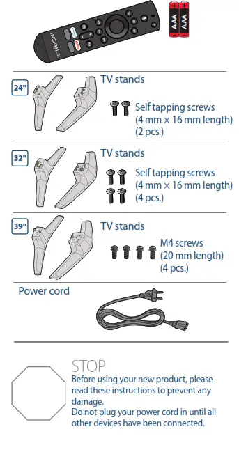 Voice Remote with Alexa and two AAA batteries