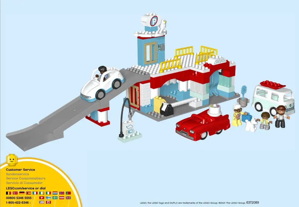 duplo 10948 Parking Garage and Car Wash 3 - Product Overview 19
