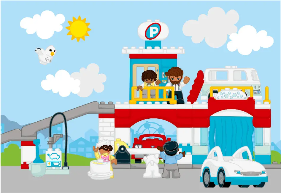 duplo 10948 Parking Garage and Car Wash 3 - Product Overview 3