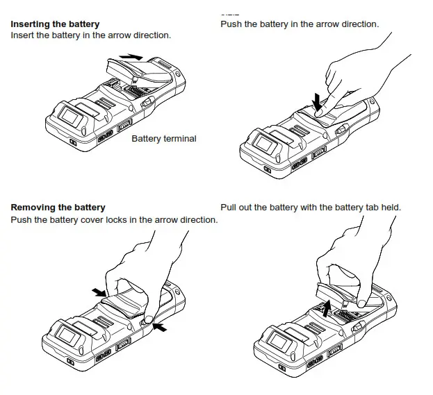 DENSO BHT-M70 Series BHT-M70 - main battery