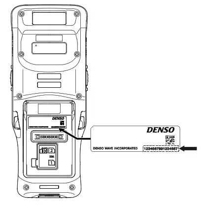 DENSO BHT-M70 Series BHT-M70- registration