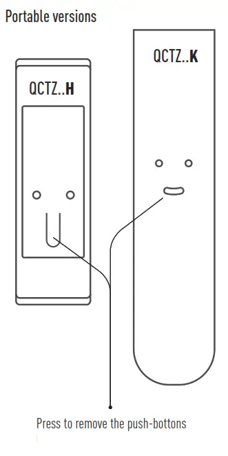 GAPOSA QCTZ02W Remote Control Transmitter-Portable versions