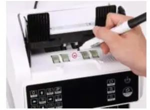 a close up of a device